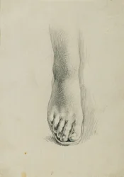 Étude de pied pour "Arindal et Daura"