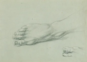 Étude de pied pour "Arindal et Daura"