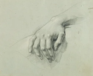 Étude de main pour "Arindal et Daura"