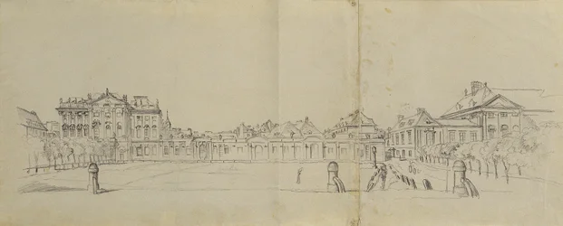 Glacis de Josefstadt avec le palais Trautson