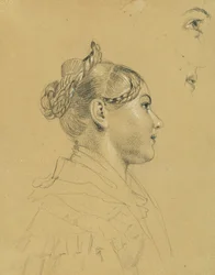 Étude de fille pour "Retour de l