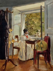 Marie Krafft au bureau