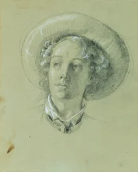 Étude pour "Hermann et Dorothea dans le vignoble"