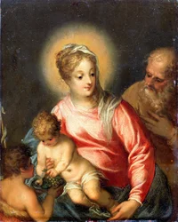 La Sainte Famille avec Jean-Baptiste