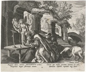 Antoine le Grand en ermite