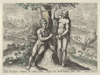 Ève tentant Adam (La Chute de l