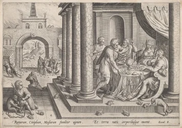 La Plaie des grenouilles, vers 1585