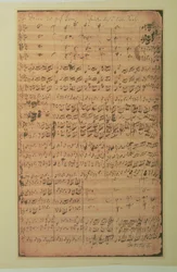 Manuscrit autographe, Cantate BWV 180 