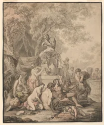 Scène bacchanale
