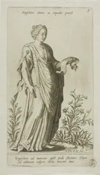 Terpsichore, Muse de la Danse, planche 9 de Parnassus Biceps