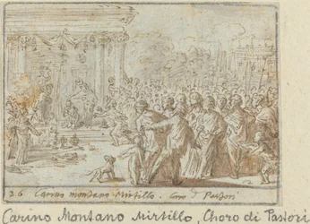 Chœur de bergers : Carino, Montano et Mirtillo, 1640