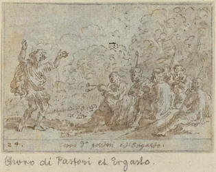 Chœur de bergers et Ergasto