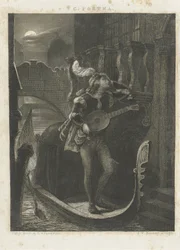 Gondole au clair de lune