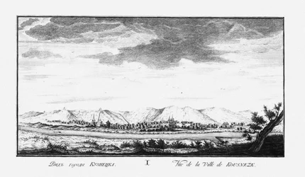 Vue de Kouznetsk, vers 1735