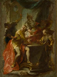 Le meurtre de saint Édouard, roi et martyr, vers 1750