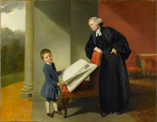 Révérend Randall Burroughes et son fils Ellis, 1769