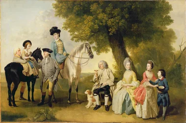 La famille Drummond, vers 1769