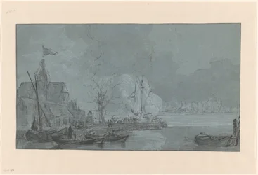 Dernier tir de Dordrecht vers les Français à Papendrecht, 1813