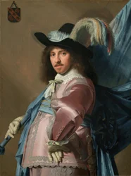 Andries Stilte en tant que porte-étendard