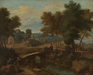 Paysage idéal de caractère italien
