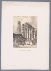 Vue de la cathédrale et de la tour de la cathédrale d