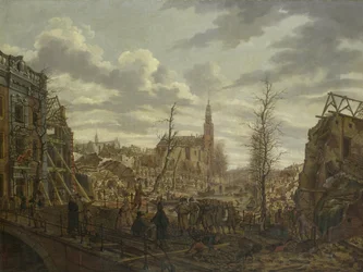 Le Rapenburg, Leyde, trois jours après l