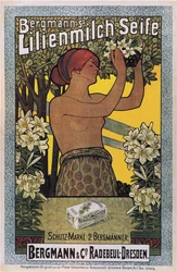 Savon Lilienmilch de Bergmann, 1896