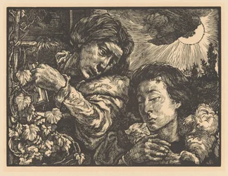 Deux femmes près d