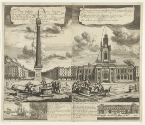 Utilisation des pompes à incendie à Londres, vers 1690-1700