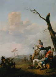 Repos après la Chasse