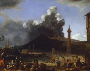 Le port de Naples avec l