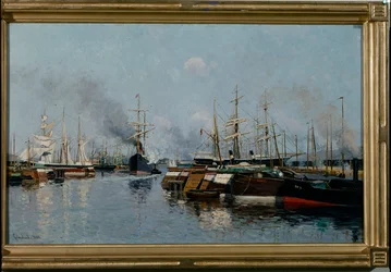 Navires dans le port
