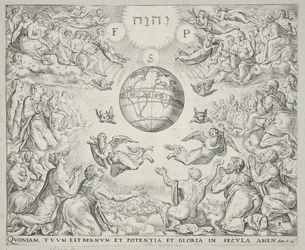 Adoration de la Trinité au ciel