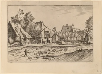 Fermes dans un Village