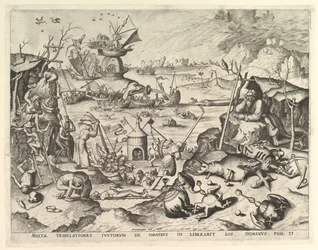La Tentation de Saint Antoine, n.d. Créateurs : Johannes van Doetecum I, Lucas van Doetecum