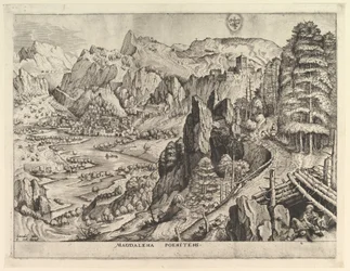 La Madeleine pénitente Magdalena poenitens des Grands Paysages, vers 1555-56