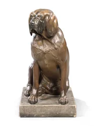 Un modèle de chien George III, c.1760