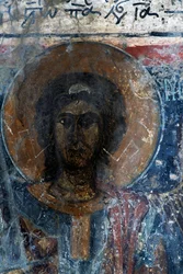 Christ, fresque dans l