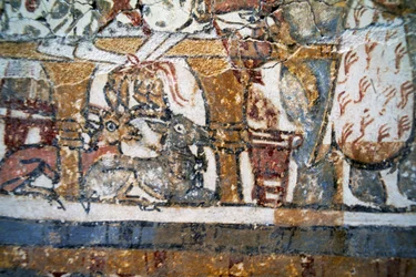 Sarcophage de Haghia Triada, Crète, Grèce, civilisation minoenne