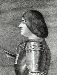 Portrait de Ludovico Sforza, dit Il Moro (1452-1508), duc de Milan, gravure