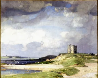 La tour de guet (huile sur toile)