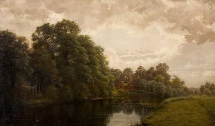 Une scène paisible du Warwickshire