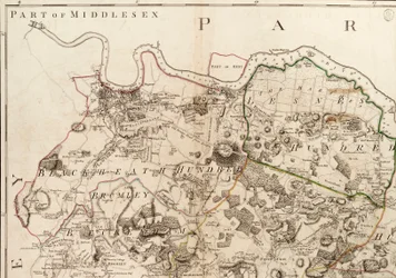 Carte de Greenwich à Erith, Londres