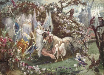 Titania et Bottom, tirés du « Songe d