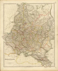 Carte de la Russie et de la Pologne, 1832