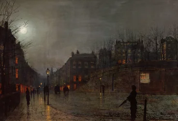 Retour à la maison au crépuscule, 1882