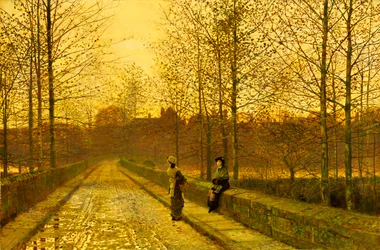 Dans le crépuscule doré, 1883