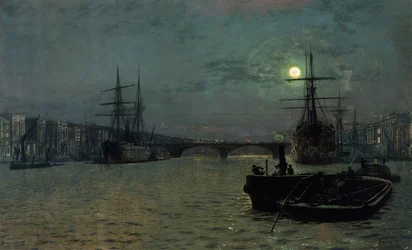 London Bridge - Mi-marée, 1884