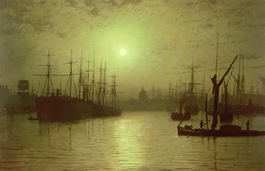 Crépuscule sur la Tamise