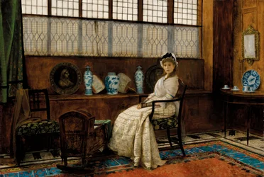 La chanson du berceau par John Atkinson Grimshaw, 1878
